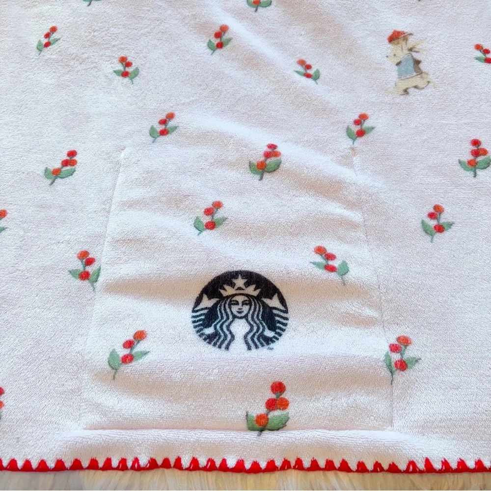 Starbucks Korea 2020 Limited Autumn Coffee Rabbit Cherry Blanket